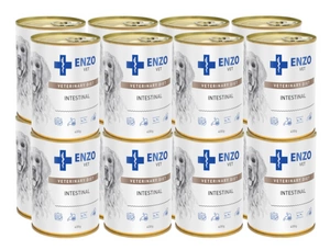 ENZO VET Žarnyno dieta šunims su ėriena 16x400g