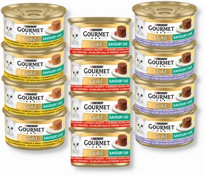 Purina Gourmet Gold skonių mišinys 12x 85g
