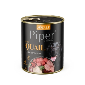 DOLINA NOTECI Piper šunims su putpele ir spanguolėmis 800g