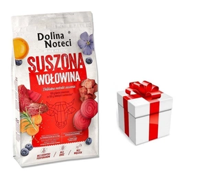 DOLINA NOTECI Premium Beef - džiovintas šunų maistas 9kg + Staigmena Šunui
