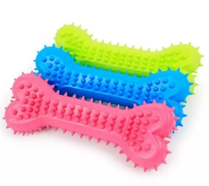 Guminis žaislas šunims - kaulas kramtyti 14cm