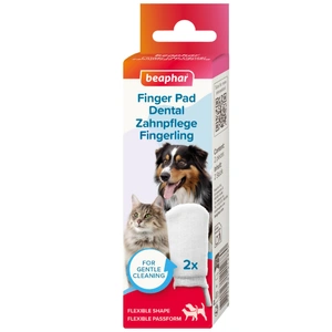 FINGERPAD DENTAL - dantų valiklis šunims/katėms, 2 vnt.