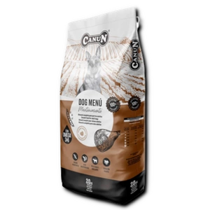 Canun dog meniu 20kg šunų ėdalas su jautiena (30% mėsos)