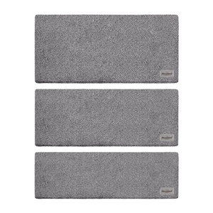 RECOBED Palangės kilimėlis Bukla pilka M 25cm x 60cm x 2cm