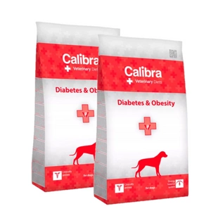 Calibra Veterinary Diets Dog Diabetes Obesity 2x2kg