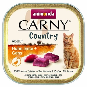 ANIMONDA Carny Country Adult Vištiena, antis ir žąsis 100g