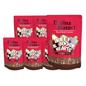 DOLINA NOTECI SUPERFOOD jautiena su žąsies širdimi 10x300g šlapio šunų ėdalo