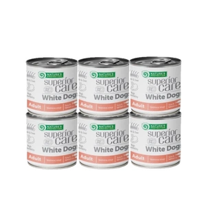 NATURES PROTECTION Superior Care White Dogs Adult Salmon 6x140ml