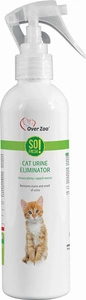 OVER ZOO Toks šviežias! CAT URINE ELIMINATOR Pašalina šlapimo dėmes ir kvapus 250ml