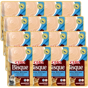 INABA Cat Ciao Bisque - tuno skonio kačių maisto papildas 12x40g