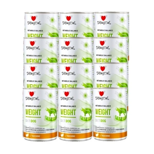 Disugual drėgnas šunų maistas Veterinary WEIGHT kalakutas (suaugusiems) 12x400g