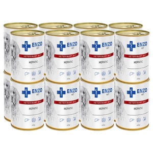 ENZO VET Hepatic nuo kepenų ligų šunims 16x400g