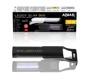 AQUAEL Leddy SlimDuo 10W Sunny Plant&Night juoda