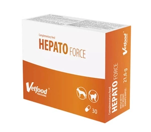 VETFOOD Hepatoforce 30 kapsulių.