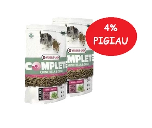 VERSELE-LAGA Visavertis pašaras šinšiloms ir degu 2x1,75kg  4% PIGIAU !!!