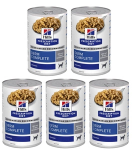 HILL'S PD Prescription Diet Canine Derm Complete 5x370g