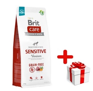 BRIT CARE Grain-free Sensitive Venison 12kg + STAIGMENA ŠUNUI