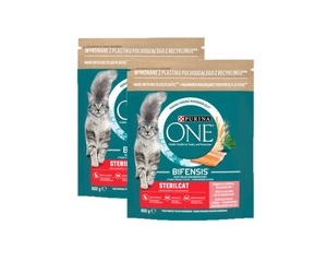 PURINA ONE Bifensis Sterilcat lašišų gausus kačių ėdalas 2x800g