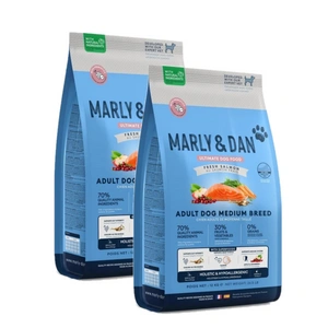 Marly & Dan Adult Dog Medium Breed Fresh Salmon Holistic & Hypoallergenic 2x12kg sauso maisto