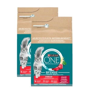 Purina One Cat Sterilcat jautienos maistas katėms 2x3kg