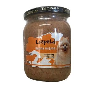Leopold ėrienos ėdalas šunims 500g (indelis)