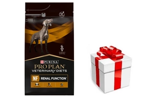 PRO PLAN Veterinary Diets NF Inkstų funkcija Sausas šunų maistas 3kg + STAIGMENA ŠUNUI