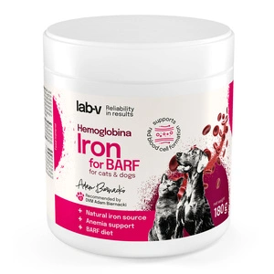 Lab-v Haemoglobin - natūrali hemato geležis BARF mišiniams ir naminiams racionams 180 g