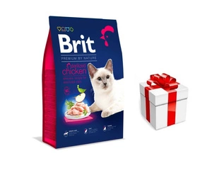 BRIT Cat Premium By Nature Sterilised Chicken 8kg + STAIGMENA KATEI