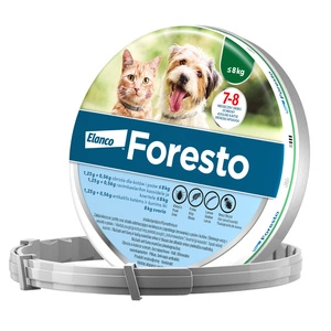 ELANCO Foresto Antkaklis katėms ir šunims sveriantiems mažiau nei 8kg