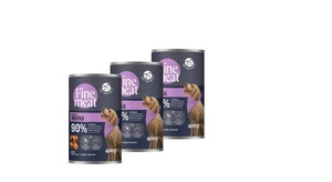 PetRepublic Fine Meat kalakutienos patiekalas šunims 3x400g