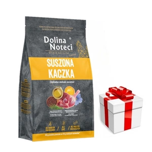 DOLINA NOTECI Aukščiausios kokybės sausas ėdalas sterilizuotoms visų veislių katėms antis 2 kg + Staigmena katei