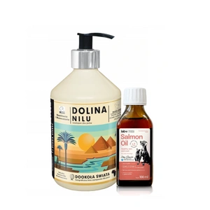 Super Beno Around the World NILE VALLEY LONG HAIR Šampūnas 400 ml + Lab-V 100% lašišų aliejus įvairaus amžiaus šunims ir katėms 100ml šalto spaudimo
