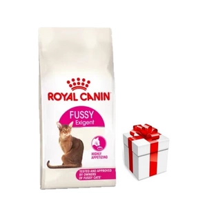 ROYAL CANIN Fussy Exigent 2kg sauso ėdalo suaugusioms išrankioms katėms + Staigmena katei