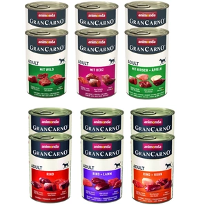 ANIMONDA GranCarno suaugusiems šunims skirtas mišinys, įvairių skonių, 12x400 g