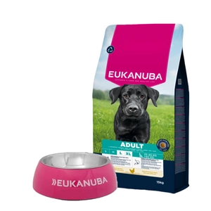 EUKANUBA Adult Large Breed Chicken 15kg + Nemokama Eukanuba dubuo