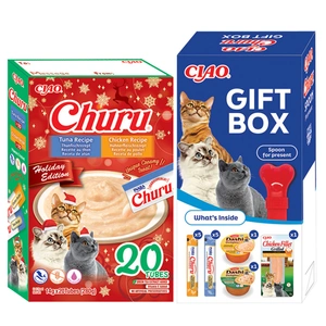 INABA Dovanų dėžutė katėms + šaukštelis