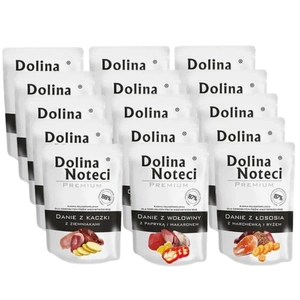 DOLINA NOTECI Mišrių skonių 15x100g šlapias maistas šunims