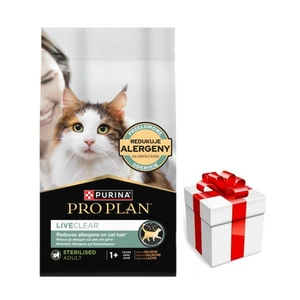 PRO PLAN LiveClear Maistas suaugusiems katėms po sterilizacijos, turtingas lašiša, 1,4 kg + Staigmena katei