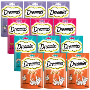 DREAMIES 12x60g skanėstai katėms Skonių mišinys