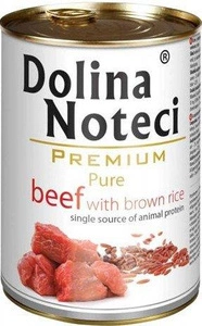 Dolina Noteci Premium Pure jautiena su rudaisiais ryžiais 400g x12