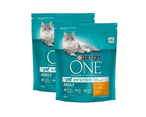 Purina One Cat Adult Chicken Food 2x800g