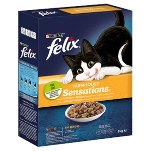 Felix Farmhouse Sensations su vištienos ir kalakutienos mišiniu bei daržovėmis 1 kg
