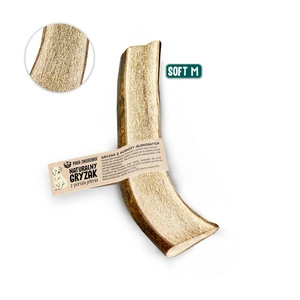 Paka Zwierzaka Natūralus elnio ragų kramtukas SOFT M- 12 cm