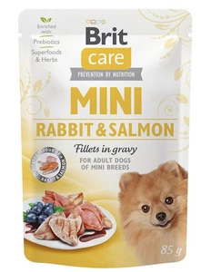 Brit Care Mini triušio ir lašišos filė su padažu 85g