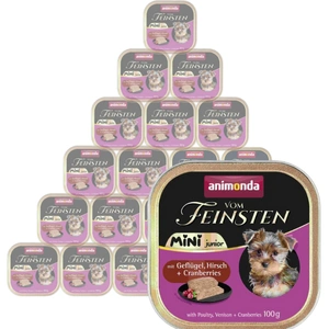 ANIMONDA Vom Feinsten mini junior paukštiena/elniiena 100 g