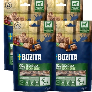 BOZITA Meaty Bites briedžio, anties skanėstas šunims 4x70g