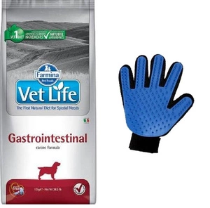 FARMINA Vet Life Dog Gastrointestinal 12kg + nemokama šukavimo pirštinė