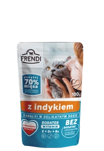 Frendi gabaliukai švelniame kalakutienos padaže 100g