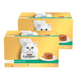 Purina Gourmet Gold kačių maistas Savoury Cake 96 x 85g