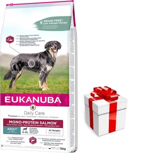 EUKANUBA Mono-Protein Salmon 12kg  + STAIGMENA ŠUNUI
